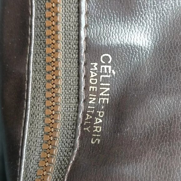 CELINE Hand Bag Brown Coated Canvas 3716222 - Picture 7 of 9